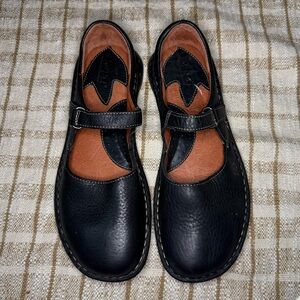 Born Black Mary Jane Flats